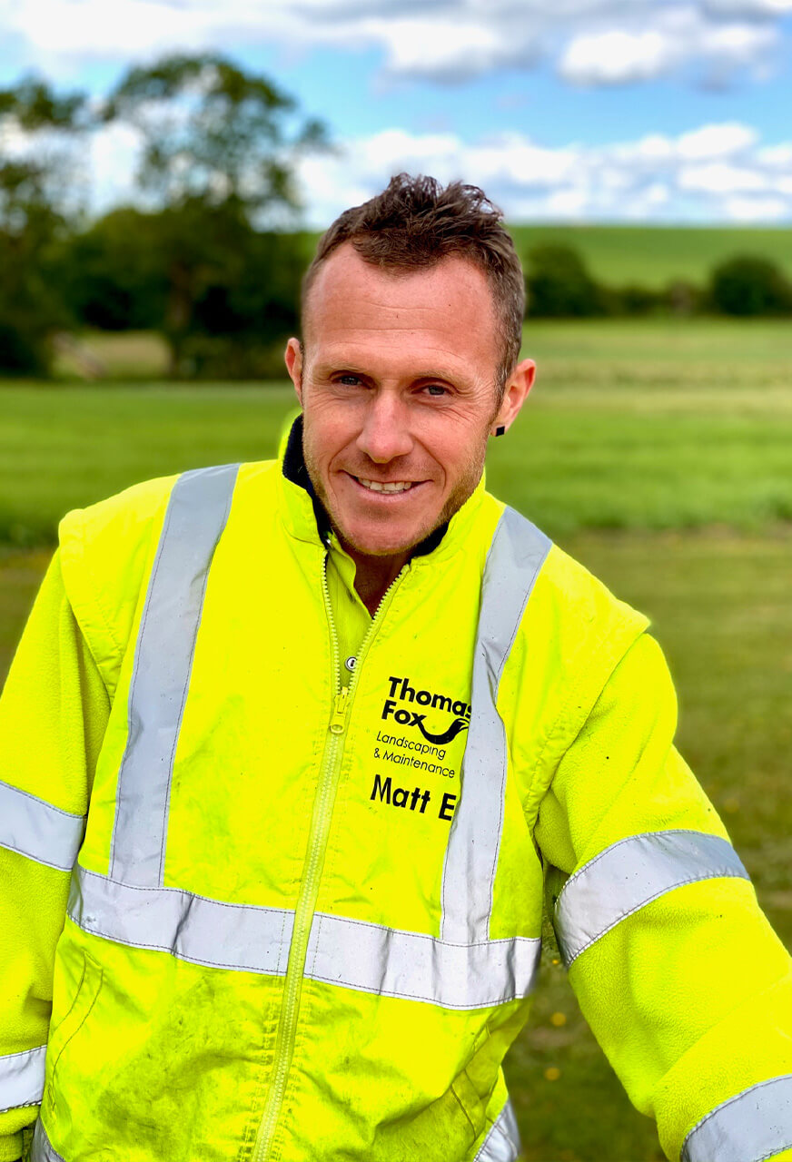 Matt England of Thomas Fox Landscaping