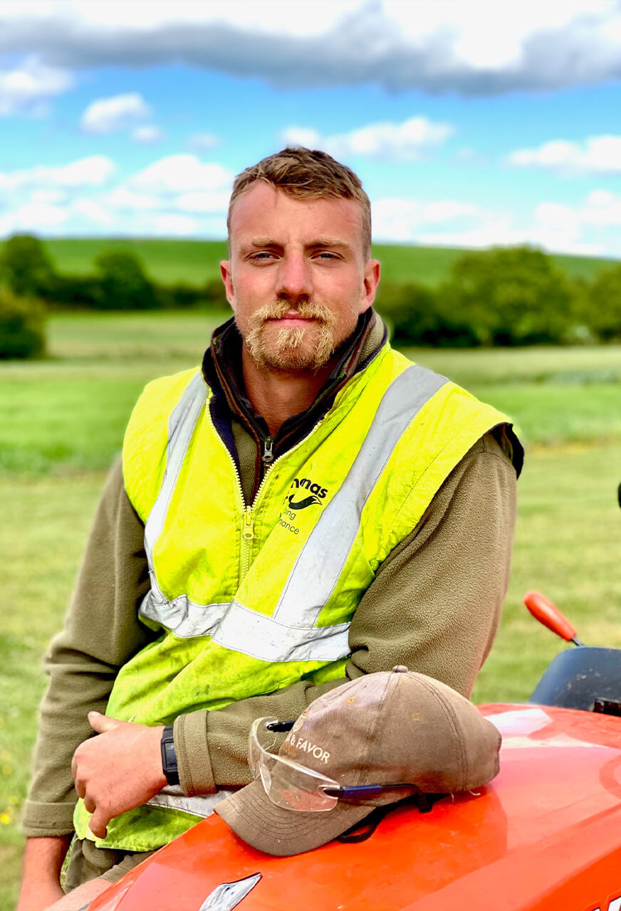 Oli Jones of Thomas Fox Landscaping